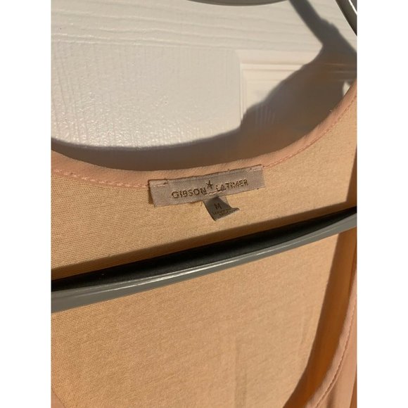 EUC Gibson & Latimer Maxi Dress Long Size M Orange - Picture 8 of 10